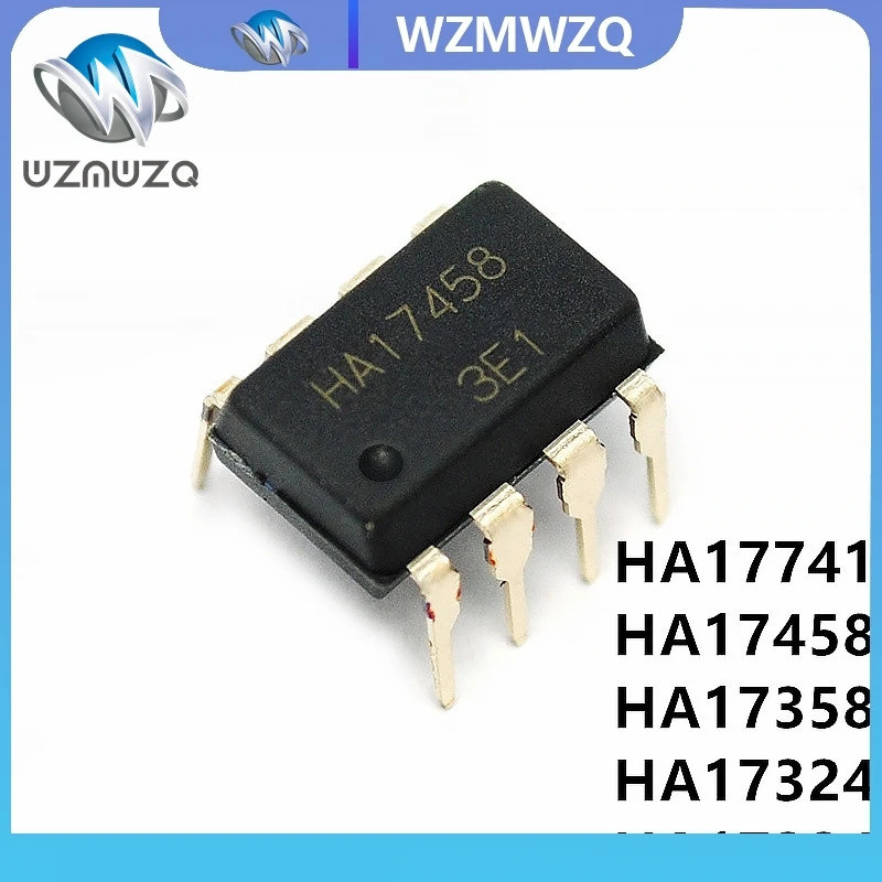 5 CHIẾC HA17741 DIP8 HA 17741 DIP-8 HA17458 HA17358 HA17324 324ARP DIP-14 SOP-14 chip ic