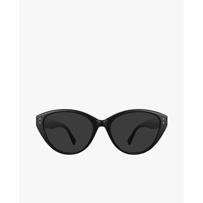 MUJOSH - Kính mát unisex gọng mắt mèo bản dày_MJ12SN1560-BKC1