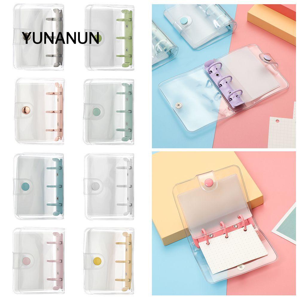 Yunaun Notebook Cover Mini Creative Diary Book Hand Account Diary File Folder Loose leaf Refill