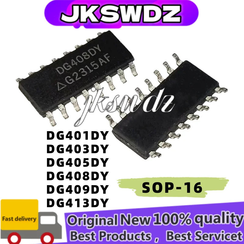 5 CHIẾC DG401DY DG403DY DG405DY DG408DY DG409DY DG413DY -T1-E3 SOP-16 chip ic
