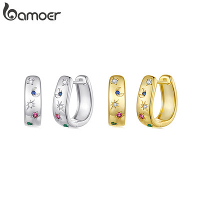 Bông tai zircon nhiều màu dành cho nữ