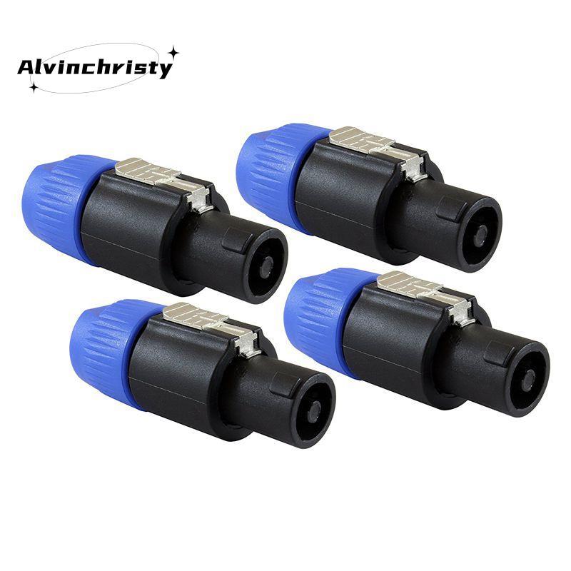 Loa Cắm Khóa Xoắn 4 Cực Loa Cắm Tương Thích Với Speakon NL4FC, NL4FX, NLT4X, NL2FC - 4 GÓI