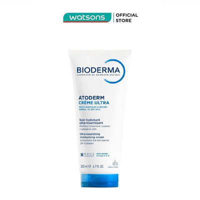 Kem Dưỡng Ẩm Bioderma Cho Da Thường, Da Khô Nhạy Cảm Atoderm Crème Ultra 200ml