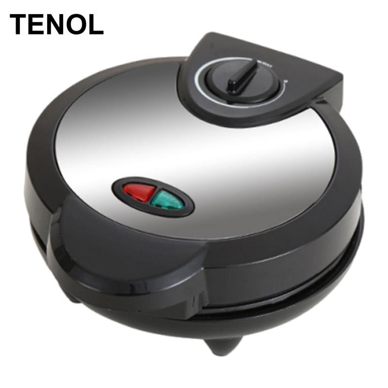 Máy làm bánh quế Kiểm soát nhiệt độ Quà tặng 9 inch cho cô ấy Dễ dàng làm sạch tròn Baker Bánh quế điện Tấm chống dính cho đồ ăn nhẹ