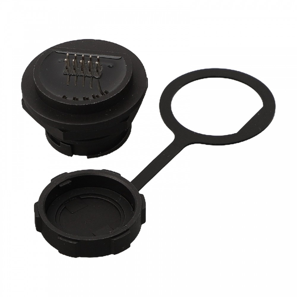 Khớp nối bảng màu đen Đầu nối E16B-FR6-PPF Ổ cắm công tắc mạng nữ