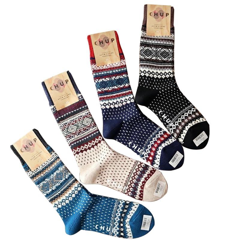 CHUP LOG HOME Socks - Men's and Women's Sizes, Made in Japan, Available in Various Colors