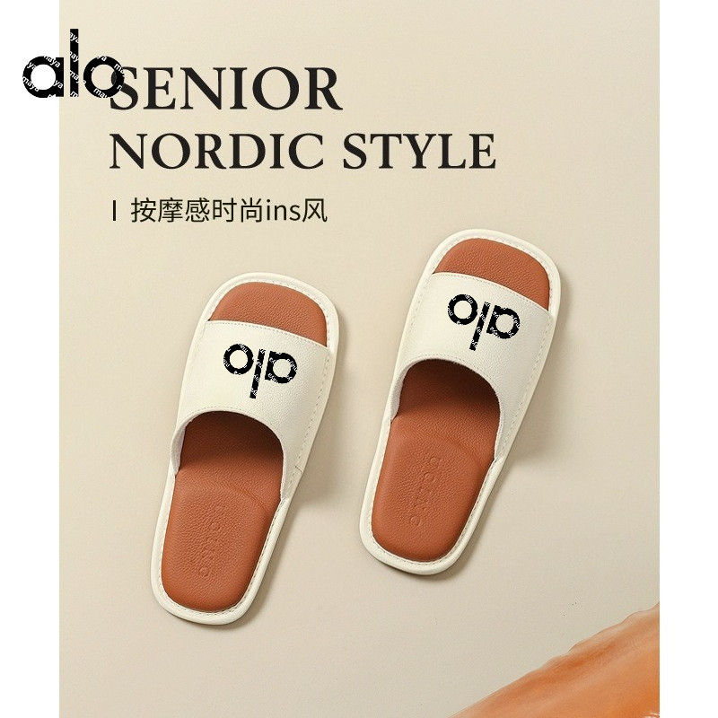 Dép Da Bò Mùa Hè Aloha Nữ Thời Trang Nhà Trong Nhà Sau Dép Da Thật Chính Hãng