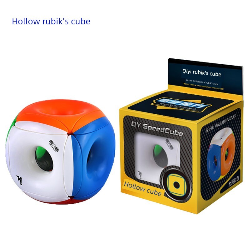 gan 356 maglev rubik 1x1 Qiyi Hollow Gravity Rubik's Cube Màu rắn Hình dạng đặc biệt Khai sáng cho n