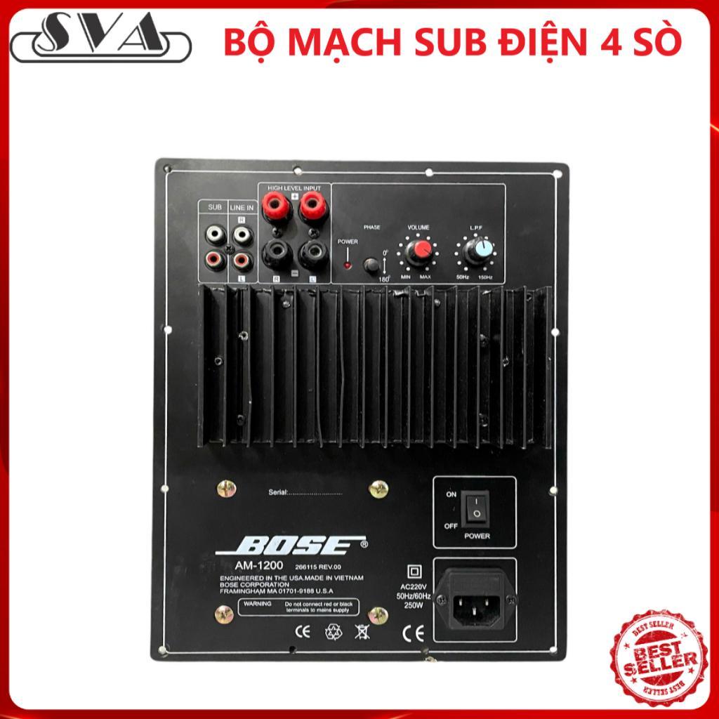 BỘ MẠCH SUB ĐIỆN 4 SÒ - MẠCH SUB LOA SIÊU TRẦM