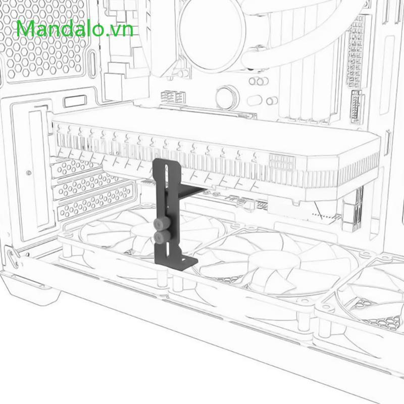 Met GPU Hỗ trợ Giá đỡ có thể điều chỉnh Giá đỡ GPU nhôm Giá đỡ Card đồ họa Video Hỗ trợ GPU Giá đỡ G