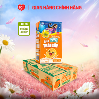 Sữa trái cây KUN vị cam thùng 48 hộp x 110ml