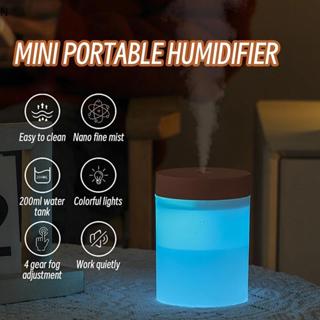 Máy tạo độ ẩm siêu âm NS 200ML Máy lọc không khí USB Mini Đèn LED cầm tay Văn phòng tại nhà NS