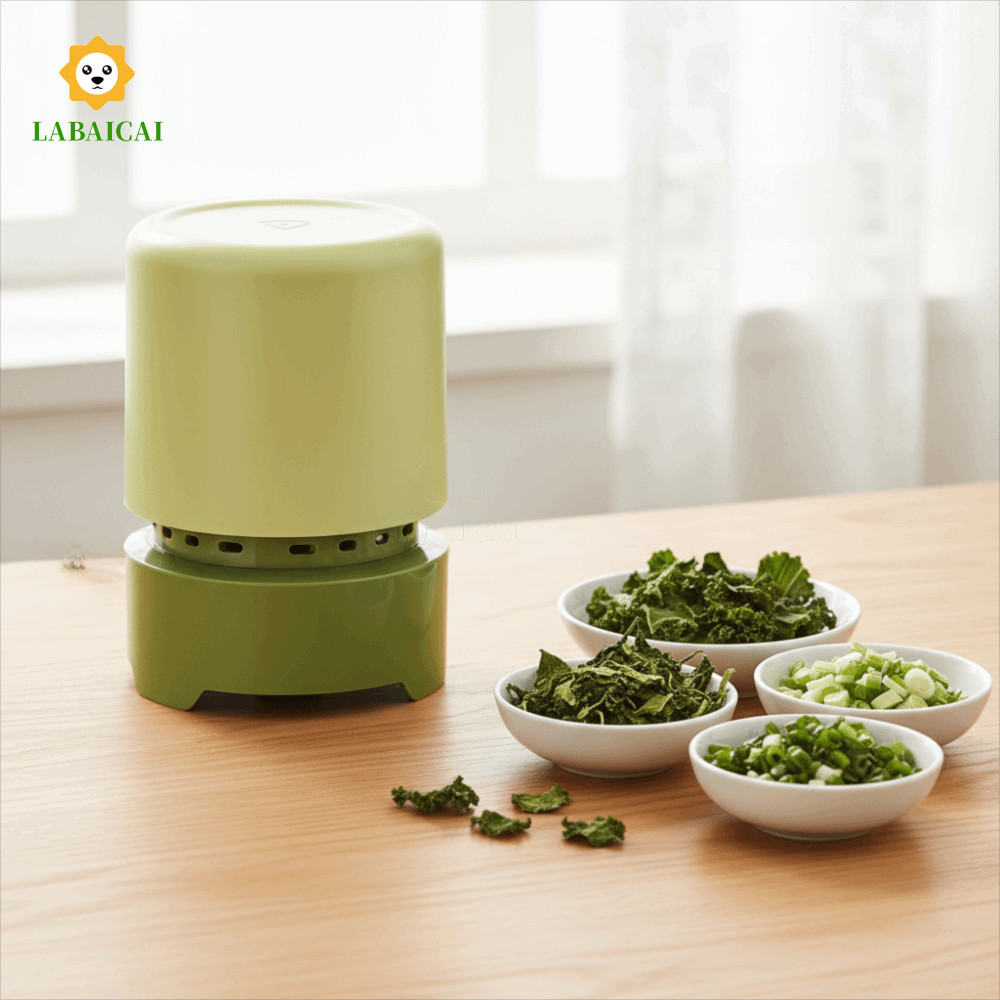 Máy khử nước rau củ LABAICAI, Máy quay Salad khô nhanh dung tích lớn, Hướng dẫn sử dụng đa chức năng thực tế Dễ dàng làm sạch Máy sấy trái cây Chuẩn bị thực phẩm