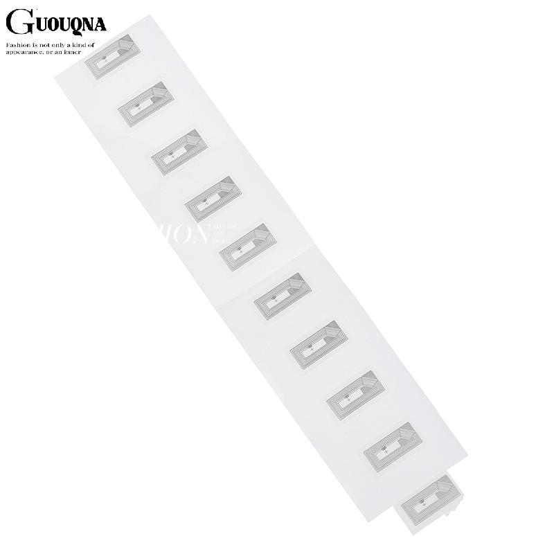 GUOUQNA 100 Chiếc NFC Chip Ntag213 Stier Wet Inlay 2 * 1cm 13.56 MHz RFID NTAG213 Thẻ Nhãn BASL