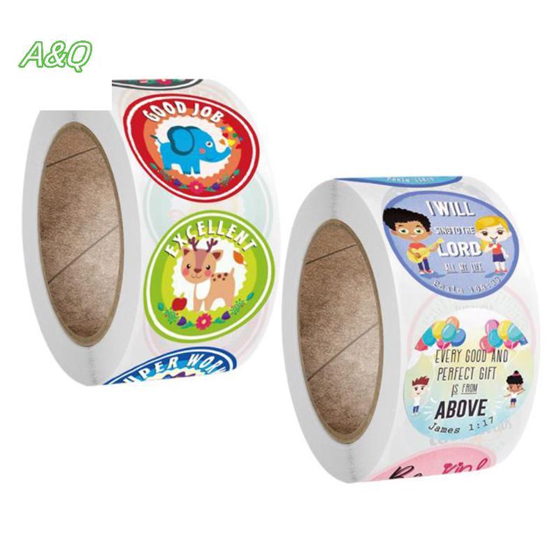 AQ 500 Chiếc Tôn Giáo Stiers Christian Bible Verse Stier Cho Trẻ Em Hoạt Hình Stier VN