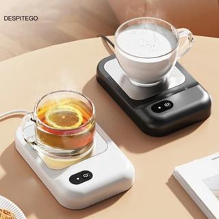 Máy hâm nóng cốc điện DESPITEGO, Đế chống trượt Tiết kiệm năng lượng Máy hâm nóng cốc cà phê, Tiết kiệm năng lượng Làm nóng nhanh Thông minh Tiếng ồn thấp Tấm sưởi ấm cốc mùa đông
