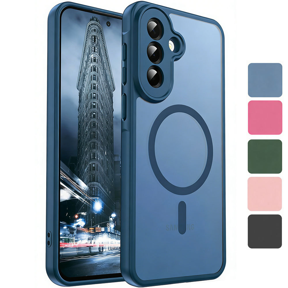 Ốp bảo vệ chống sốc mờ mờ cho da từ tính cho Samsung Galaxy A57, A37, A17, S26 +, S26 Ultra, S25 Ult