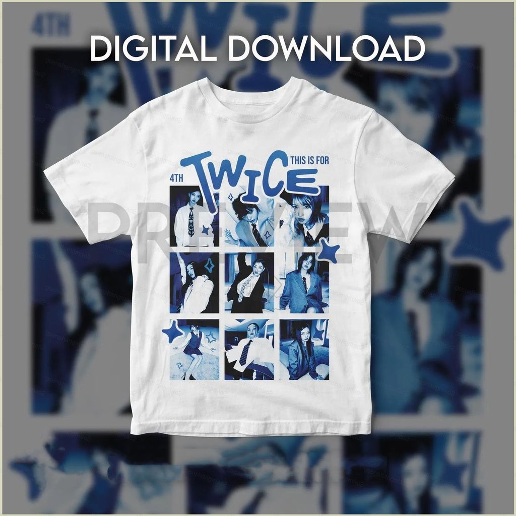 PS2 Twice This is For T-shirt IM NAYEON Yoo JeongYeon kpop tay ngắn SP2