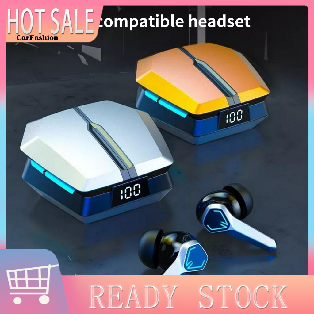 < CarFashion > Tai nghe không dây JX10 HiFi In-ear Tương thích Bluetooth 53 Zero Delay Esports Tai n