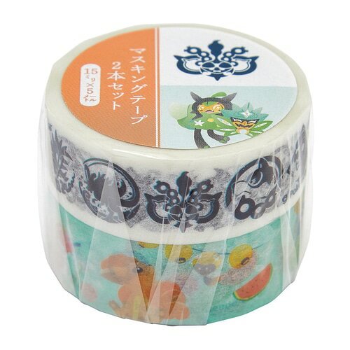 Pokemon Center Masking Tape Set Pokemon Trainer & Pokemon Summer Festival Washi Tape Cute Pokemon St