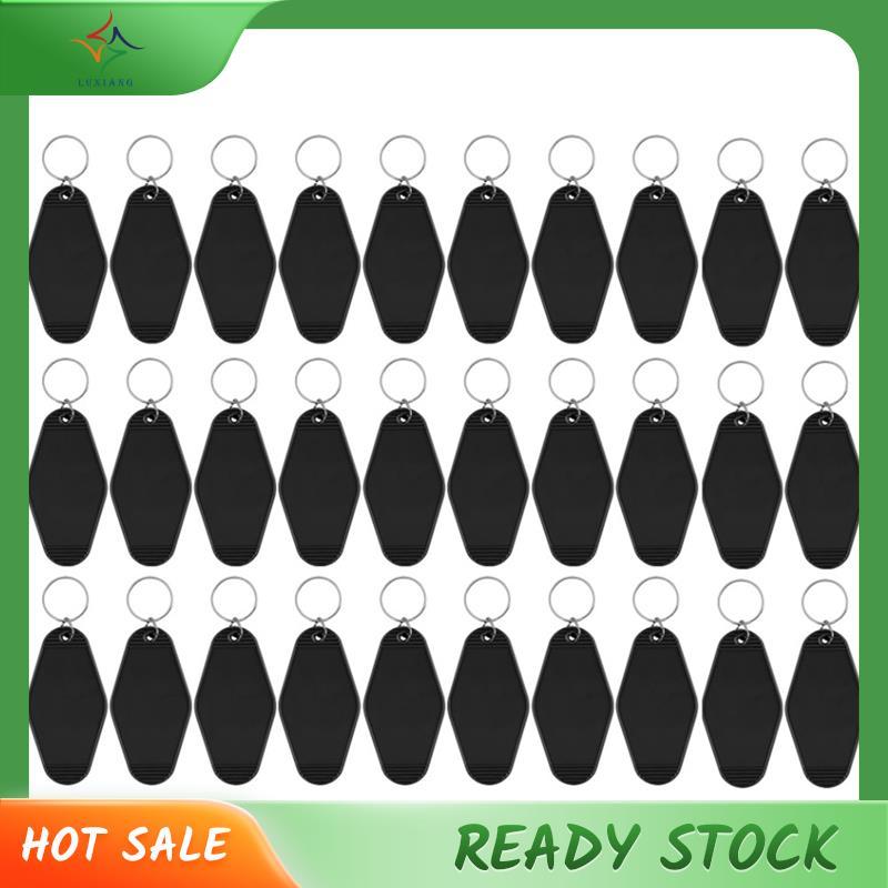 [luxiang.vn] 30Pack Motel Móc khóa Khoảng trống Vintage Motel Móc khóa cho Vinyl DIY Crafting Móc kh