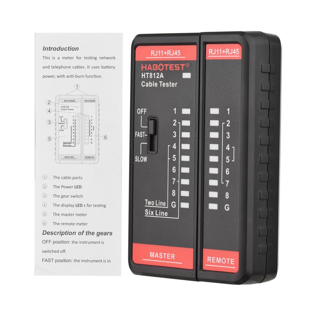 Máy kiểm tra khí scapth SIUKE HT812A Cáp mạng Theo dõi dây điện thoại Máy đo kiểm tra & Công cụ tìm 