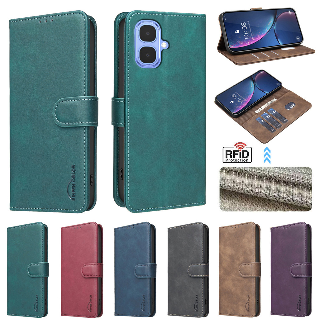 Ví Da Flip Phone Case Cho Infinix Smart 10 Note 50 40 Pro + Ốp điện thoại Có Hộp Đựng Thẻ