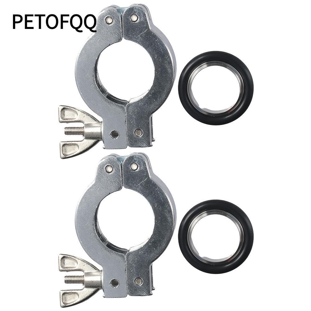 PETOFQQ Kẹp nhôm PETOFQQ KF25, Vòng định tâm bằng bạc O TYPE cao su, Nhôm di động màu đen KF25 Kẹp n