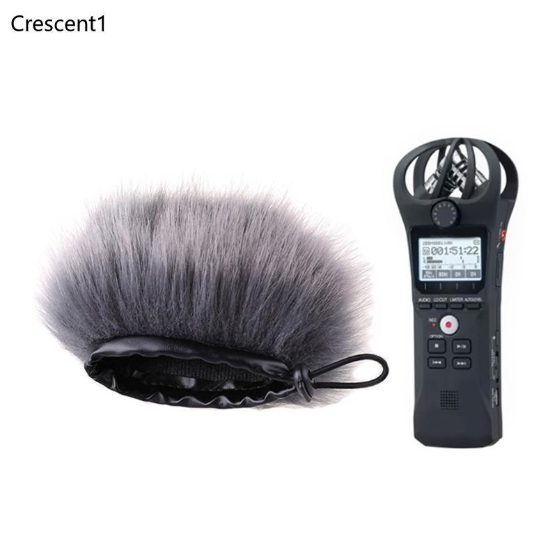 CRE 1 Gói Lông Ngoài Trời Micro Kính Chắn Gió Muff Cho Zoom H1N Máy Ghi Tiện Dụng