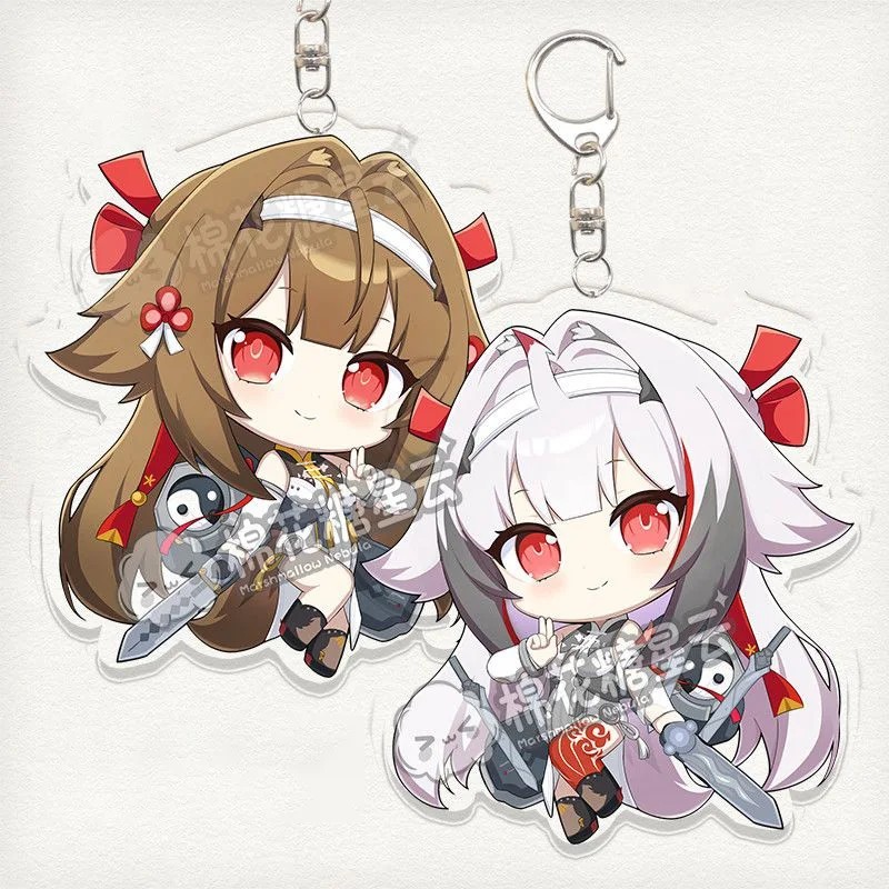 Móc khóa Zenless Zone Zero Mica Acrylic Standee mô hình chibi Ellen Joe phụ kiện trang trí quà tặng 