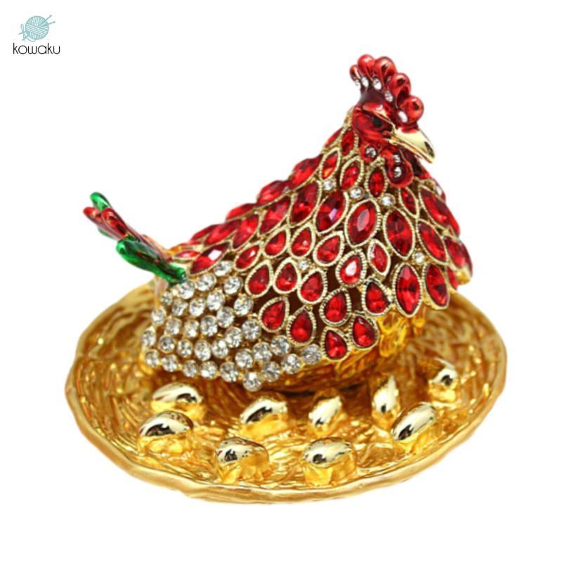 Hộp đựng đồ trang sức hình gà Hộp đựng đồ trang trí kiểu gà mái