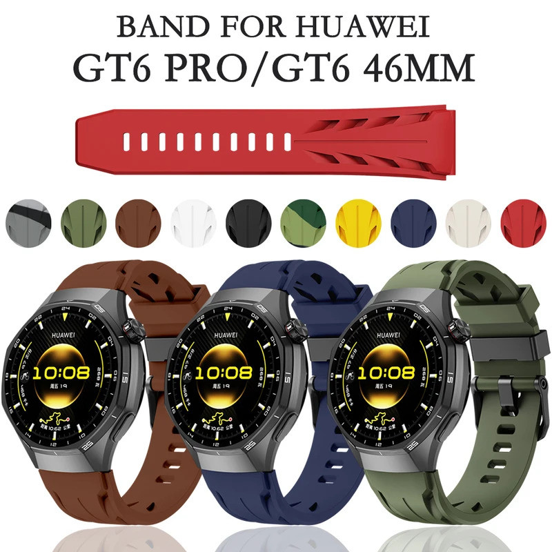 Dây đeo silicon 22mm cho Huawei GT6 Pro GT6 46mm Ultimate 2 1 Dây đeo cổ tay phong cách kinh doanh c