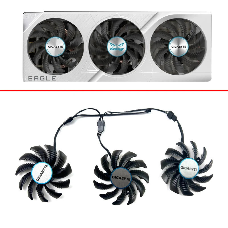 Quạt Làm Mát MỚI 76mm PLD08010S12HH GA81S2U Dành Cho Gigabyte GeForce RTX 4070 SUPER EAGLE 4060 Ti E