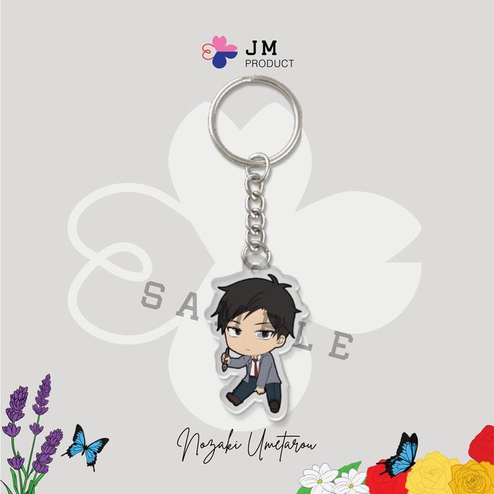 Keychain Gekkan Shoujo Nozaki-kun | Keychain - Gantungan Kunci - Ganci | Akrilik 3mm Bening - Print 
