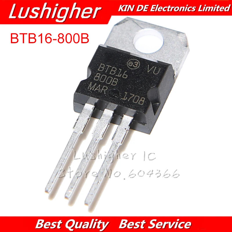 10 BTB16-800B TO-220 BTB16 800V TB16-800 TO220 BTB16800B