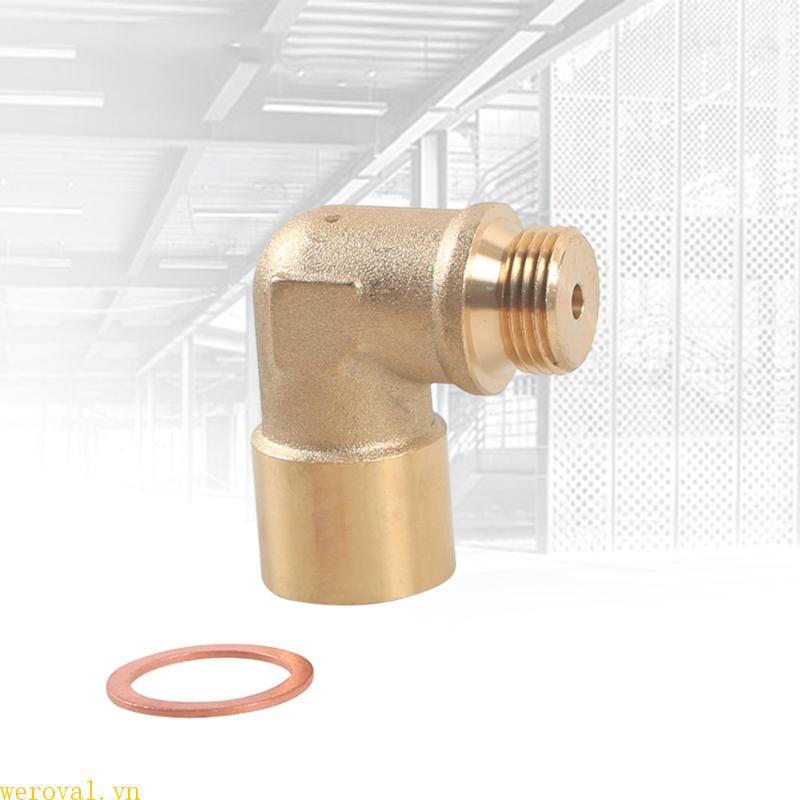 WER 90 Độ Barstock Street Elbow 18x1 5 Connector 90°Bộ chuyển đổi cảm biến oxy
