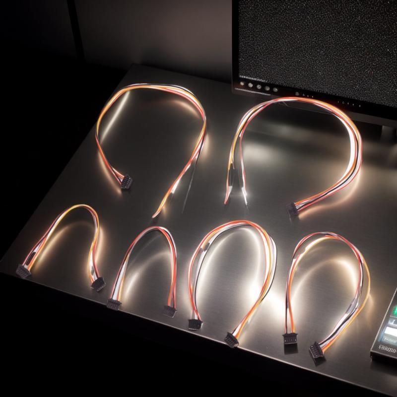 WSS 2 Chiếc Cho DJI O3 Bộ Điều Khiển Chuyến Bay Cắm Trực Tiếp 6P Cáp Kết Nối 10cm / 15cm / 20cm Dây 