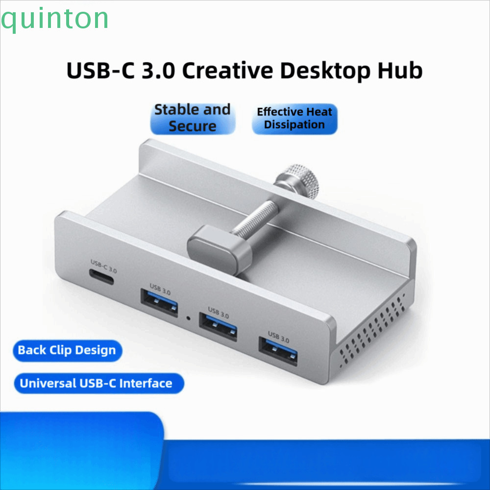 Kẹp HUB USB QUINTON, Bộ chuyển đổi bộ chia USB USB 3.2 / 3.0 / 2.0 5Gbps, Bộ nguồn đa cổng đa năng M