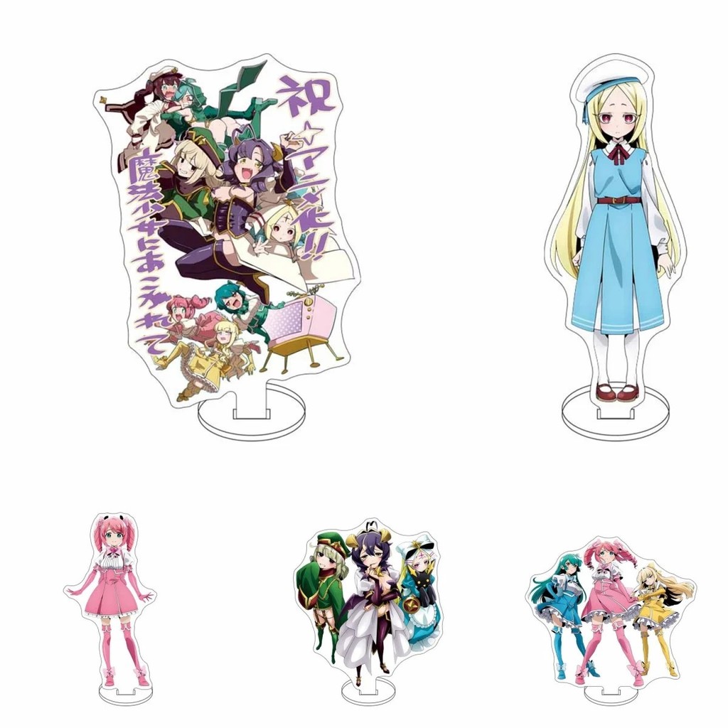 Standee Anime Gushing Over Magical Girls Mô Hình Mica Mahou Shoujo ni Akogarete Trang Trí Bàn Học Qu