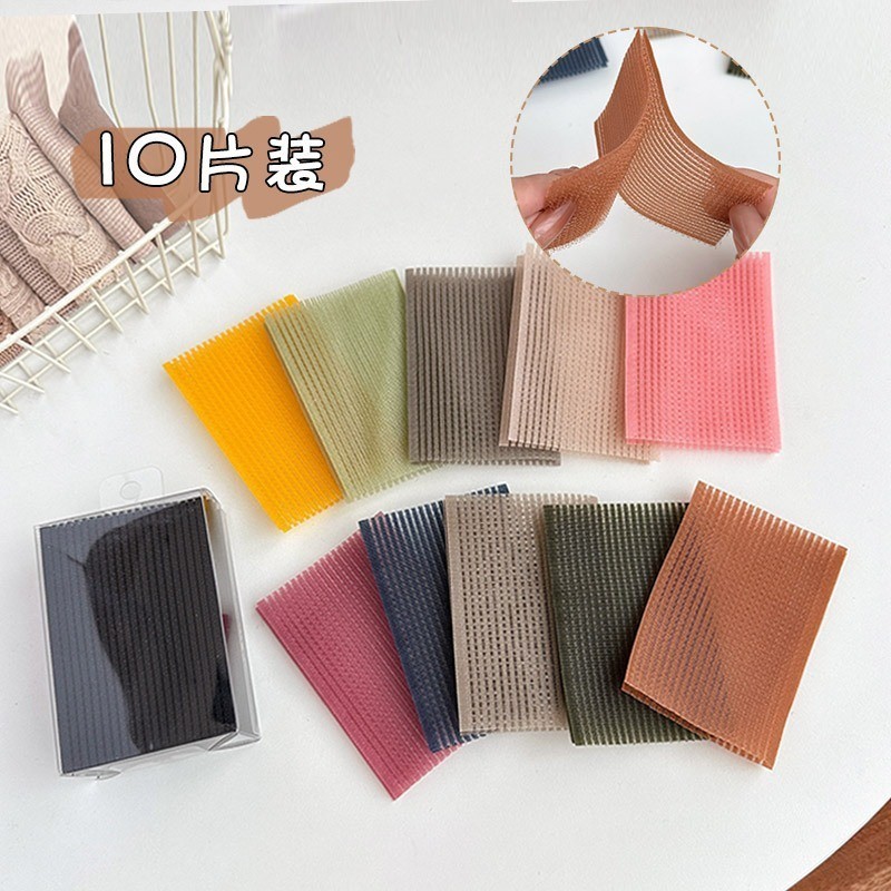 Hộp 10 Miếng Dán Tóc Nhiều Màu Sắc Giúp Cố Định Tóc Mái Color Summer Phong Cách Thời Trang Hàn Quốc 