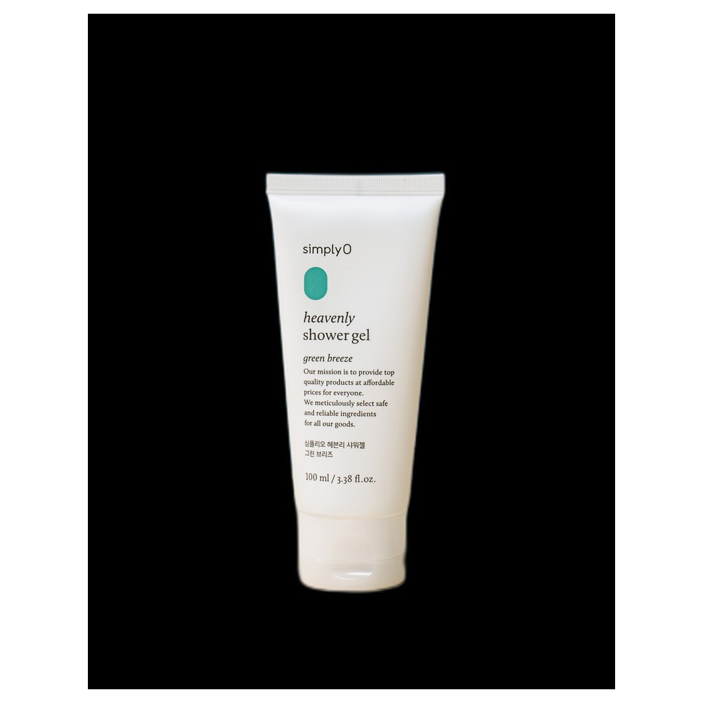 [daiso] simplyO Heavenly Tắm Gel (Green Breeze), 100ml, 1pc / Sữa Tắm Hàn Quốc / Mùi Gió Xanh của DA