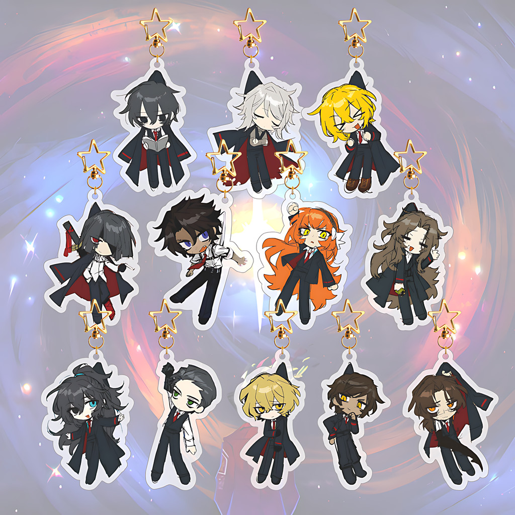 Limbus Company Gregor Acrylic Key Chain Heathcliff Faust HongLu Accessories Friend Gift Keychain Ish