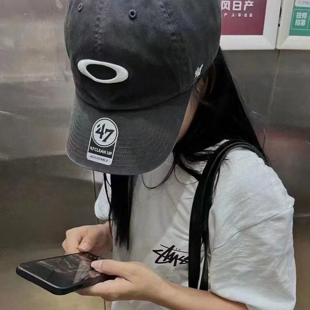 DKSQ Oakle* Joint Name47New distressed embroidered baseball cap with vintage street style kiko Baseb