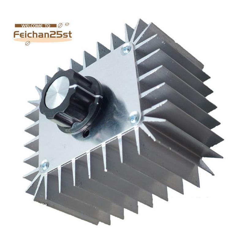 AC 220V 5000W SCR Bộ điều chỉnh điện áp Bộ điều khiển tốc độ động cơ Đèn làm mờ mờ Bộ điều chỉnh tốc