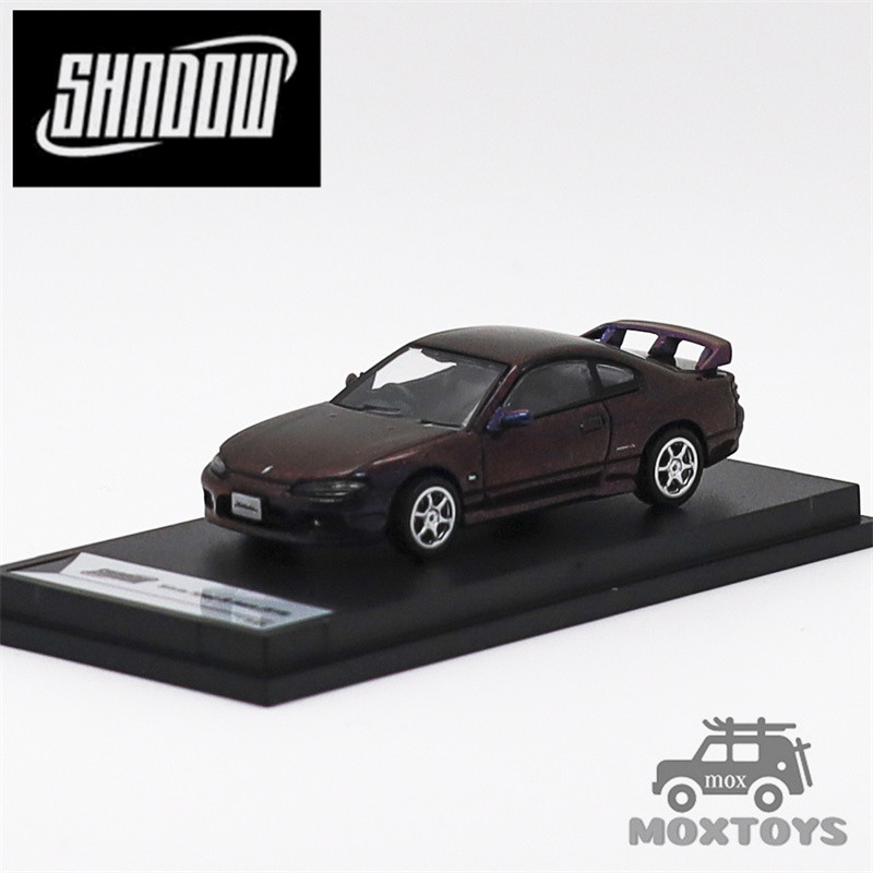 SHADOW 1: 64 S15 Silvia Midnight Purple Diecast Model Car