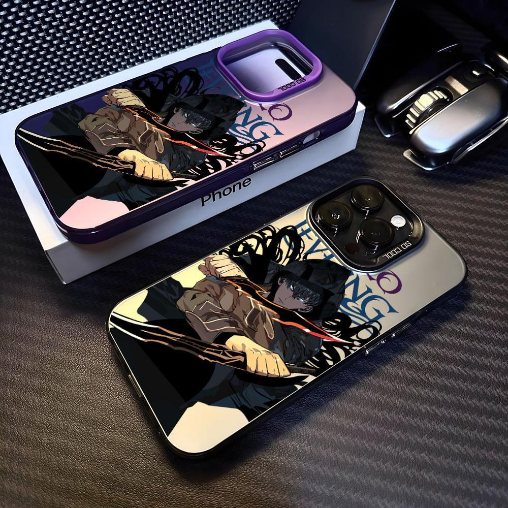 Ốp lưng Comic Solo Leveling Sung Jin-Woo cho Apple iPhone 17 Air 16 15 14 Plus 13 12 11 Pro Max X XR