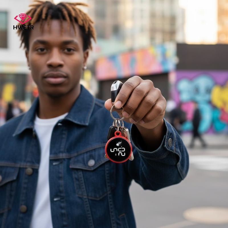 HWETR Hoạt Hình Móc Khóa Đồng Hồ Chống Thấm Nước Dạ Quang Màn Hình Kỹ Thuật Số LED Điện Tử Treo Đồng Hồ Nhà Thơ Phong Cách Phi Hành Gia Clo