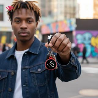 HWETR Hoạt Hình Móc Khóa Đồng Hồ Chống Thấm Nước Dạ Quang Màn Hình Kỹ Thuật Số LED Điện Tử Treo Đồng Hồ Nhà Thơ Phong Cách Phi Hành Gia Clo