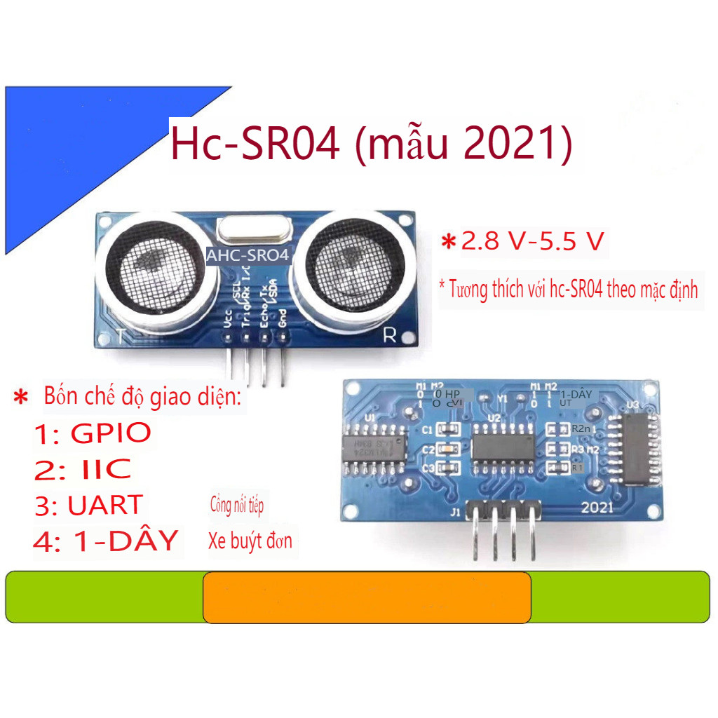 Mô-đun cảm biến siêu âm HC-SR04 Mô-đun cảm biến siêu âm HC-SR04