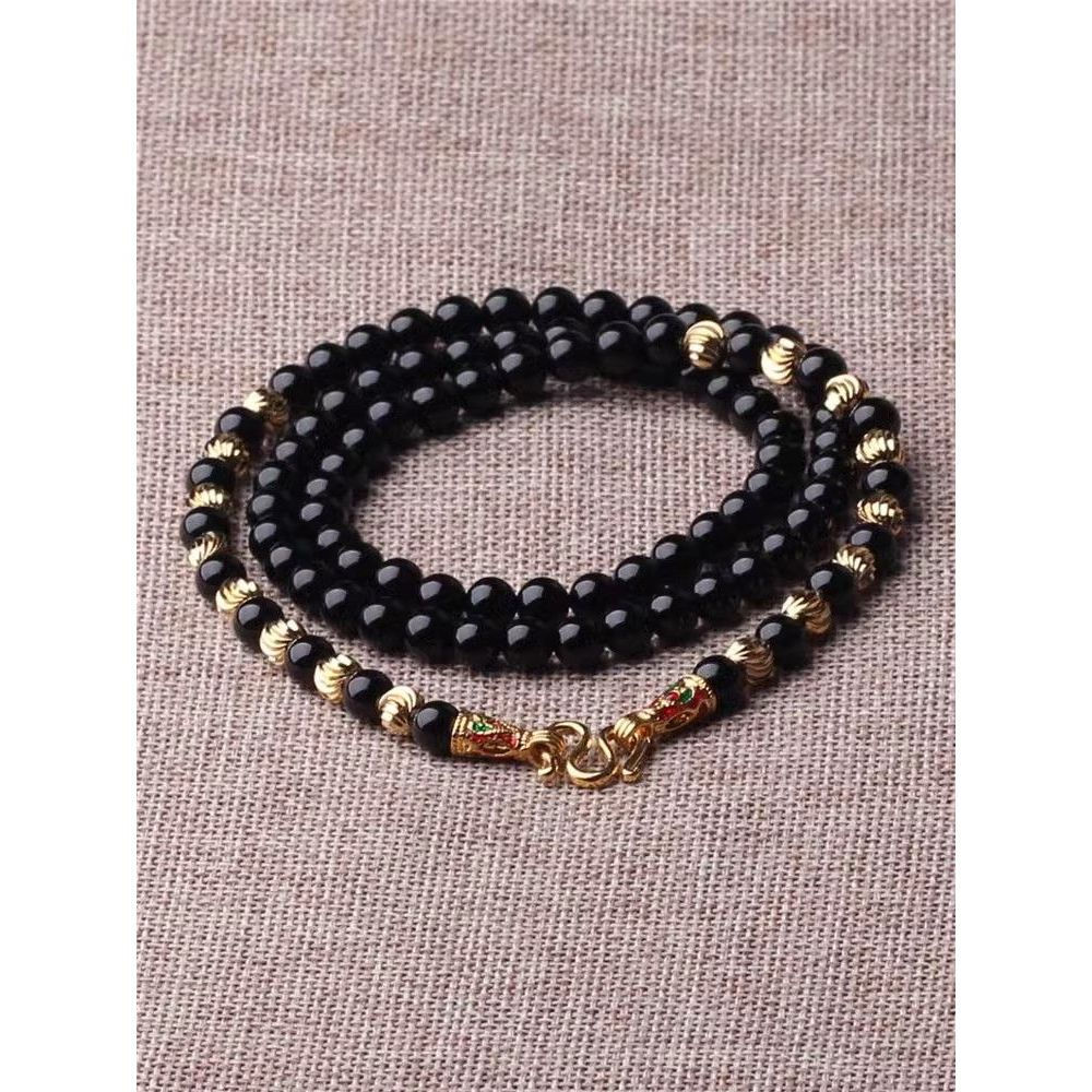 New Product#Obsidian Thai Buddha Amulet Chain for Men and Women, Buddha Amulet Necklace, Pendant Rop